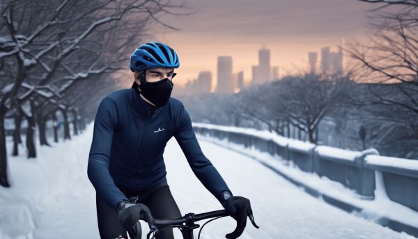 Un masque cycliste hiver alliant chaleur et confort optimal